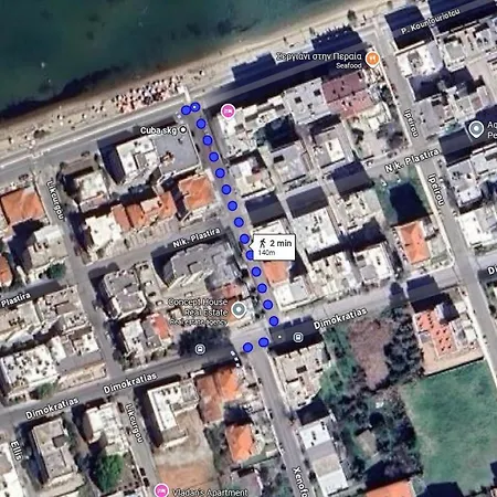 Apartament Odyssey Mare Steps From The Sea Peraía